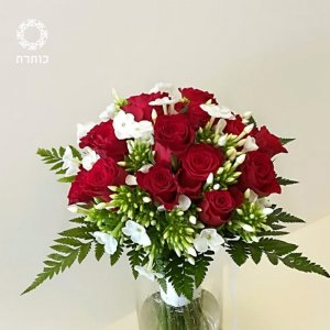זר כלה מבוסס וורדים
