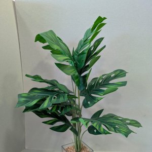עציצים מלאכותיים בכלי זכוכית